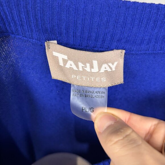 TANJAY Blue Short Sleeve Top – Size PL/G 💙 - Picture 3 of 4